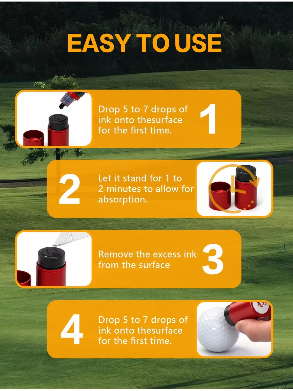 2 Pattern Golf Ball Marker Kit - Picture 6 of 7